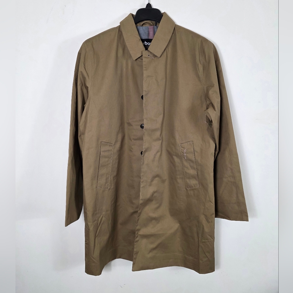 BARBOUR Lorden jacket in Sand /forest Mist Mens L